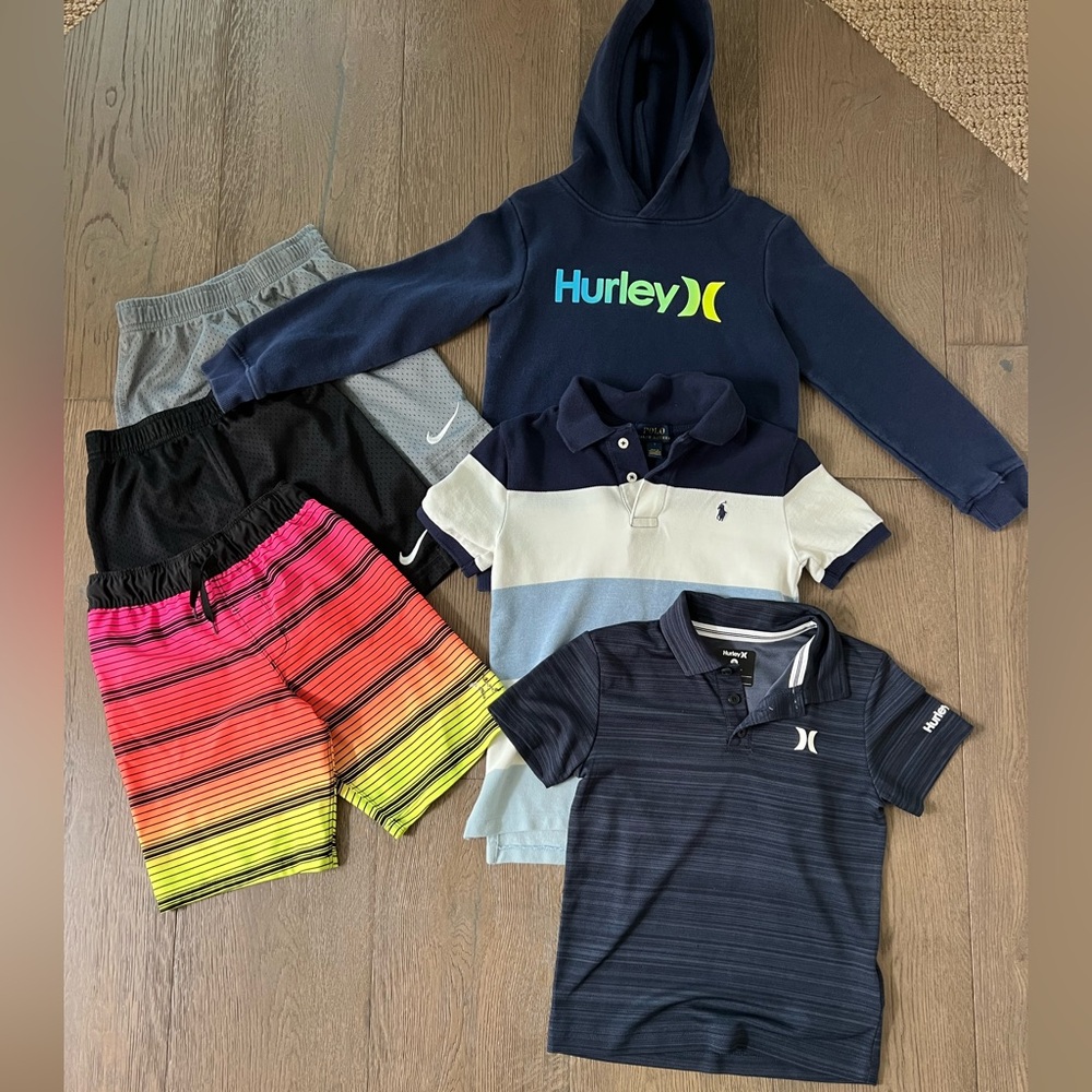 ❤️ Hurley Nike and Polo Bundle Boys size 6-